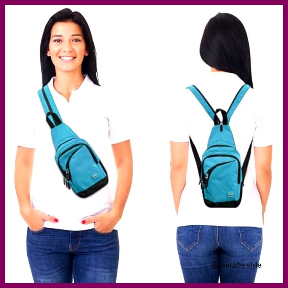Convertible Crossbody Sling Backpack Daypack for Hiking Travel Multifunctional main image 5